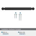 thumbnail image 4 of Amerock Ballard 6-5/16 inch (160mm) Center-to-Center Matte Black Cabinet Pull, 4 of 6