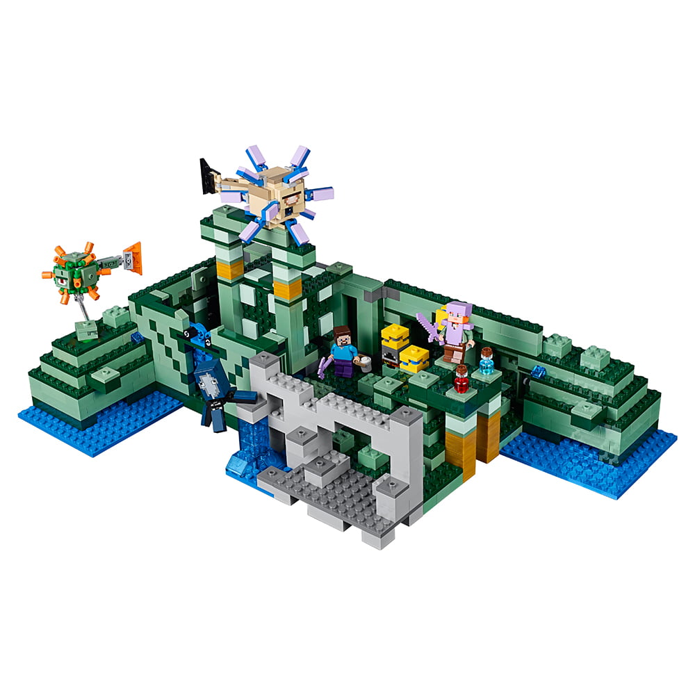 Lego Minecraft The Ocean Monument 1 122 Pieces