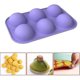 thumbnail image 1 of Silicone Mold With 6 Cavities, For Making Handmade Soap, Chocolate, Soap, Candle And Jelly Brown., 1 of 3