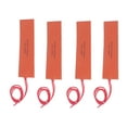 thumbnail image 4 of Estera calefactora de caucho, 4 piezas de caucho de silicona Manta calefactora de caucho de silicona Calentador de caucho de silicona flexible Rendimiento finamente ajustado, 4 of 12
