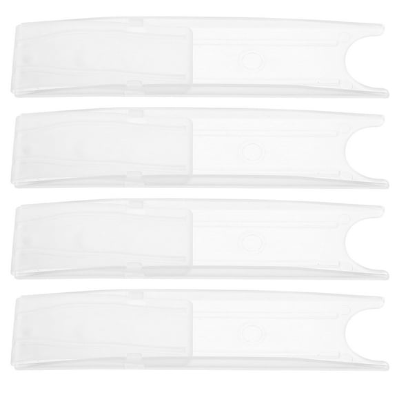 Baluue 4Pcs Clarinet Reed Storage Box Transparent ABS Case for Reliable Use