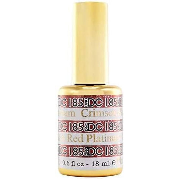 DND DC Platinum Gel Polish  Crimson Platinum 185