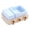 Blue, variant on Silicone Ice Cream Mold Popsicle Maker with Lid DIY Homemade Ice Lolly Mold Cartoon Cute Design Household Easy-remove Ice Tray Summer Treats Easter Decorations Easter Gifts Decor, Blue