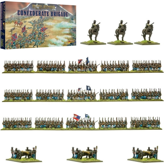 Wargames Delivered - Black Powder Epic Battles Confederate Brigade Set