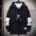 thumbnail image 2 of Sudadera con capucha para hombre, estilo hip hop, nueva ropa negra para hombre, ropa holgada de lujo, ropa de calle, sudadera, sudaderas baratas, tallas S, 2 of 5