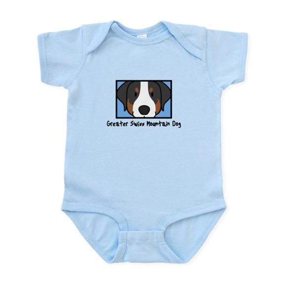 CafePress - Anime Greater Swiss Mountain Dog - Baby Light Bodysuit, Size Newborn - 24 Months