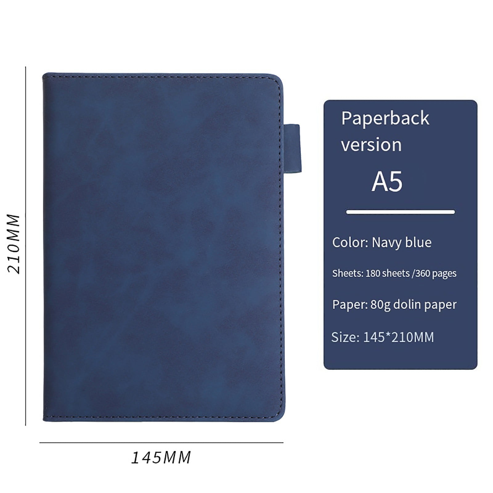 Hot Sell!Sketchbook,Notepad,Blank Journal Notebook A5:200 Or 360 Pages Thick Sketch Book for Women Men Hardcover Leather Unlined Journaling for Work,Study Supplies,Classroom Must Haves