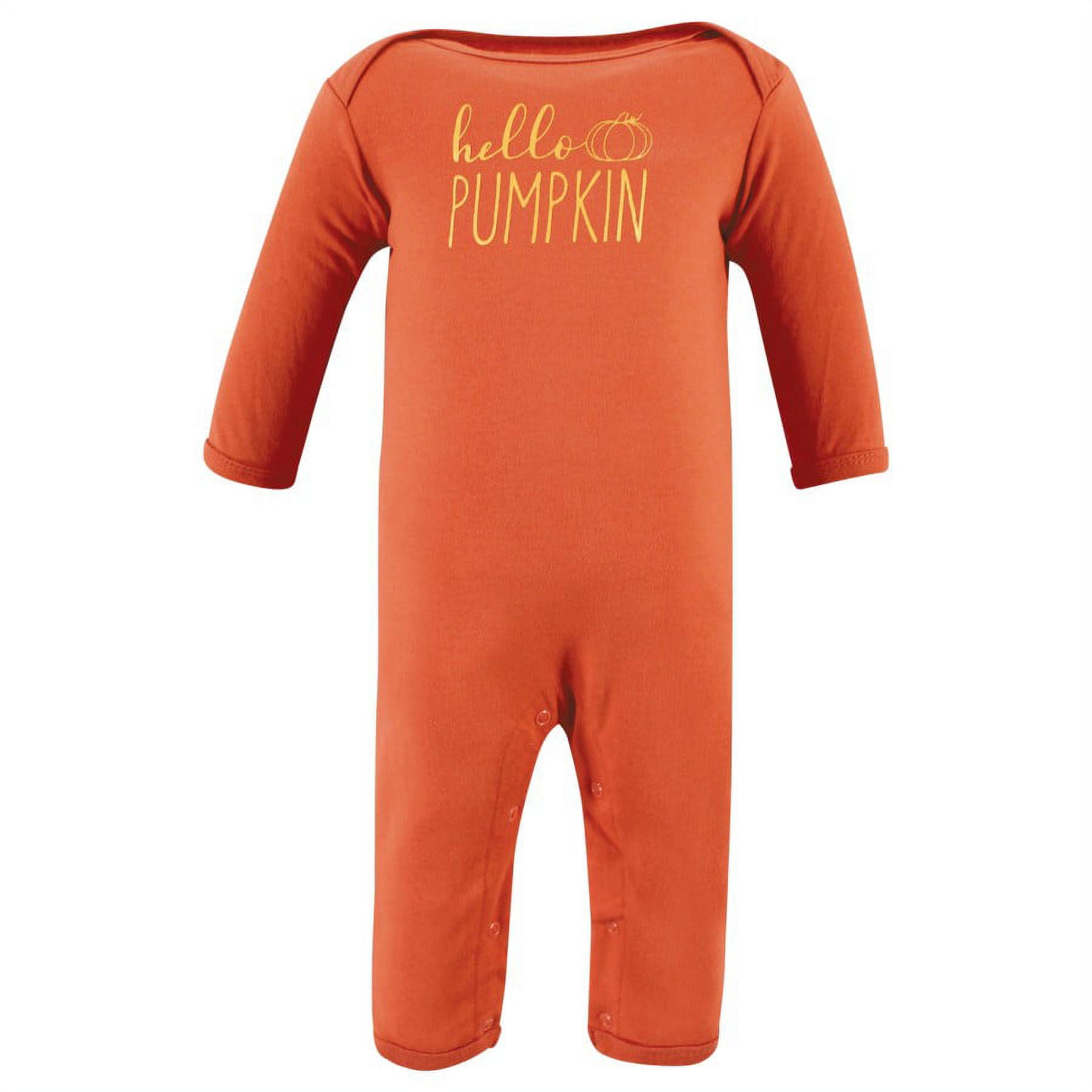 Hudson Baby Infant Girls Cotton Coveralls, Cutest Pumpkin, 18-24 Months