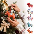 thumbnail image 1 of Llavero de caballo Decoración | Colgante de potro de peluche adorable | Accesorio para bolsa colgante • Figura de caballo mini suave • Amuleto de bolso de novedad • Regalo único de animal •, 1 of 8