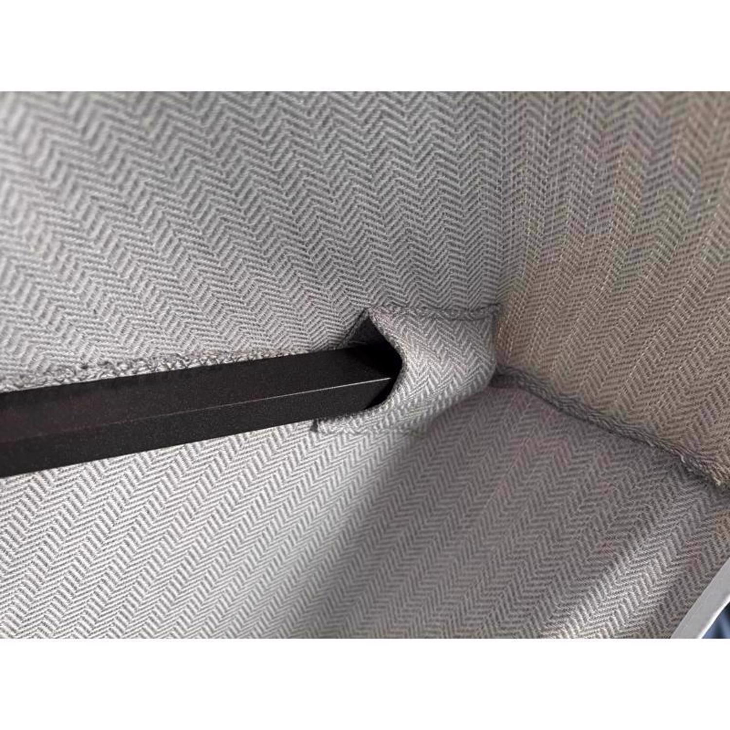 Living Accents Scalloped 9 ft. Tiltable Tan Patio Umbrella