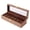 B, variant on 6 Slots Wood Watch Display Box Case Glass Top Locking Storage Organizer C