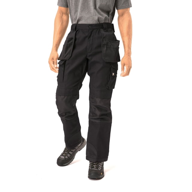 Pantalón de trabajo CAT Classic Fit Cargo negro 48W x 34L