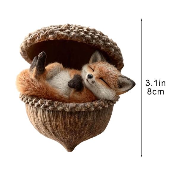 Forest Animal Acorn Ornaments Cozy Forest Christmas Ornaments Pine Cone Animal Decoration Woodland Creature Figurine 2D Acrylic Cute Hanging Ornament Home Party Décor