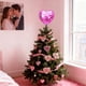 thumbnail image 4 of Heart Shaped Christmas Tree Topper Ornament Spring Base Foam Decoration for Valentines Day Home Decor 1-Piece, 4 of 9