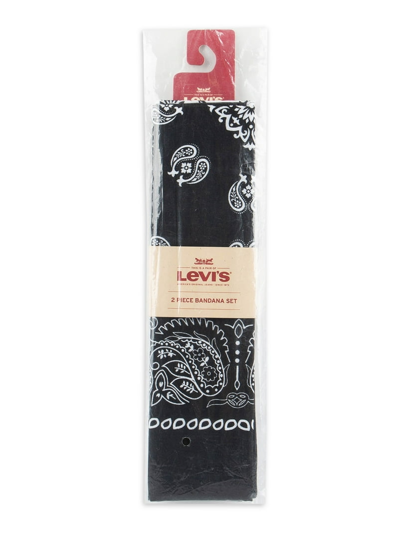 Levi's Men's Classic Paisley Bandana Set - Set of 3 - Walmart.com