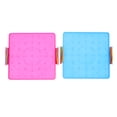 thumbnail image 1 of Miangastore Blocs de Gelée Double Face Geoboard Rose 2 Pcs, 1 of 8