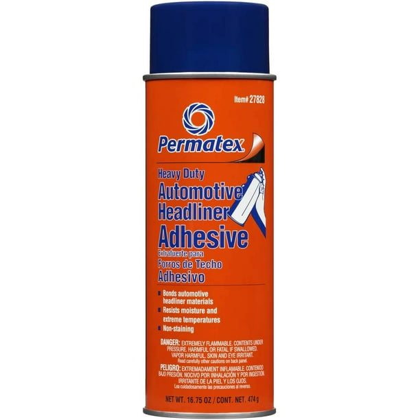 Permatex Body Shop Heavy Duty Headliner & Carpet Automotive Adhesive 16.75 oz 27828 Walmart