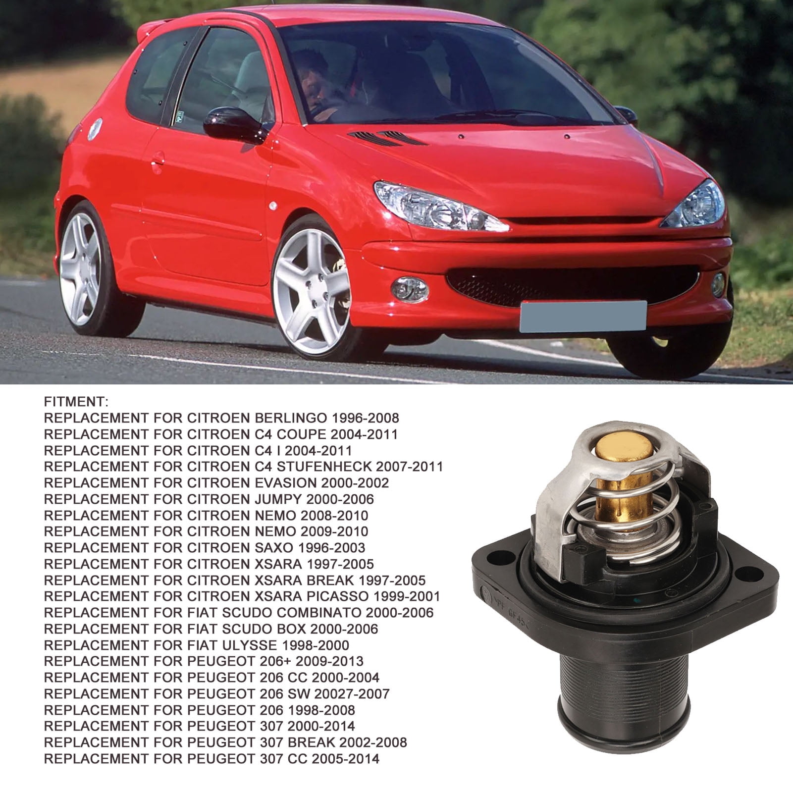 PEUGEOT プジョー 206 ウィンドウバイザー 4個セット　純正 プジョー 206 5ドア ハッチバック ドア サイド バイザー ドアバイザー