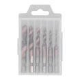thumbnail image 1 of Juego de brocas para macho de roscar, 6 piezas, broca para macho de roscar, combo de broca para macho de roscar, estética elegante, 1 of 8