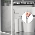 thumbnail image 7 of KASUNTO Toilet Paper Holder for Bathroom, Heavy Weighted Metal Free Standing Toilet Paper Storage with Crystal Ball, Toilet Paper Stand for Bathroom Accessories, Brushed Nickel [Holds MEGA Rolls], 7 of 7