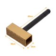 thumbnail image 2 of Graflsoa Diamond Grinding Wheel Dresser Tool - Handheld, Large Gold Size, Precision Diamond Material, Compact Design (11x6x2.5cm), 2 of 5
