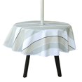 thumbnail image 1 of Mesa Redonda Con Orificio Para Sombrilla Y Mantel Impermeable Con Cremallera Para Jardín, Patio, Fiesta De Vacaciones Cateissary HA045308-02, 1 of 6