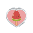 thumbnail image 1 of Watermelon Ice Popsicles Heart Mirror Travel Magnification Portable Handheld Pocket Makeup, 1 of 3