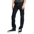 thumbnail image 4 of Victorious Men's Slim Fit Unwashed Raw Denim Jeans DL980 - Indigo/Timber - 30/32, 4 of 6
