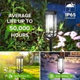 thumbnail image 6 of Taller Solar Pathway Lights Outdoor, 8 Pack Upgraded  Solar Garden Lights Solar , Up to 15 Hours Outdoor Solar Lights for Yard Landscape Path Walkway Driveway (Cool White), 6 of 6