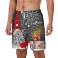 thumbnail image 2 of Xecao Traditional Scandinavian Dwarf for Men's Swimming Trunks Swim Trunks Quick Dry Swim Shorts with Mesh Lining Funny Swimwear Bathing Suits, 2 of 9