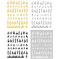 thumbnail image 2 of Calcomanías de arte de uñas con llamas para mujeres Calcomanías de uñas con llamas No tóxicas Autoadhesivas Decoración de uñas para manicura, 2 of 10