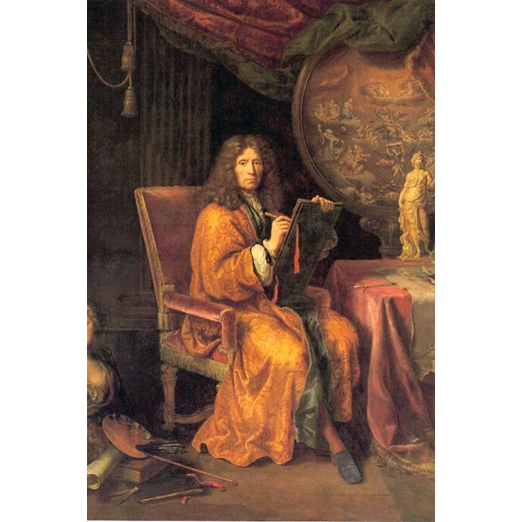 24x36 gallery poster, Pierre Mignard Selfportrait between 1670 and 1690