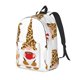 thumbnail image 1 of Balery Christmas Gnomes In Leopard Mochila Clásica Impresa Básica para Viaje, Mochila Escolar Resistente al Agua, Mochila de Lona con Correas Ajustables-Small, 1 of 5