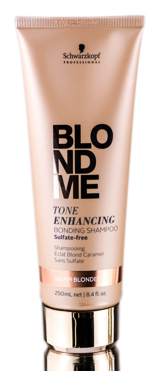 Schwarzkopf Pro BlondMe Tone Enhancing Warm Blonde Bonding Shampoo - Size :  8.4 oz - Walmart.com