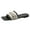 White, variant on Women's Slipper Female Slipper Adult Womens Shoes Slippers for Wide Feet Women Ladies Fashion Summer Bohemian Style Cloth Face Pearl Decoration Square Head Rubber Slide White 9