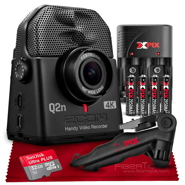 Zoom Q2n-4K Handy Digital Multitrack Video Recorder with 32GB Accessory