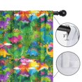 thumbnail image 4 of Blackout Kids Curtains,Colorful Dinosaurs Jungle Flowers Pattern Childrens Insulated Curtains Set Of 2,Bedroom Essentials,Toddler Room Decor 42"x54", 4 of 5