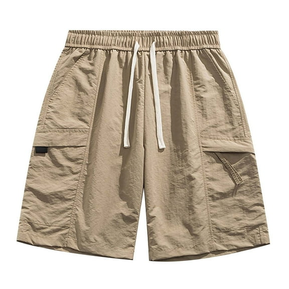 Men's Summer Casual Shorts Ice Silk Quick Drying Lightweight Breathable Comfortable Outdoor Sports Leisure Pants