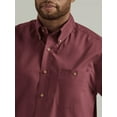 thumbnail image 3 of Wrangler George Strait Maroon Solid - Mens Shirt  - 112331812, 3 of 4