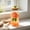 Green, variant on Clear Glass Tumbler with Bamboo Lid & Straw, 450ml/15oz Cute Bow Decor Drinking Cup, Reusable Glass Water Bottle for Beverages, Coffee & Juices