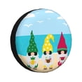 thumbnail image 1 of Balery Gnomes On The Beach Cubiertas para Neumáticos - Protector Resistente para Neumáticos de Camioneta, SUV, Remolque, Camper y RV-14 inch, 1 of 6