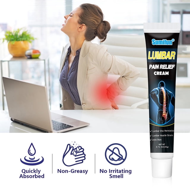 Crema Analgésica Lumbar Crema analgésica lumbar para tratar la artritis, ungüento, alivio del dolor en las articulaciones musculares Ndcxsfigh Cuidado Belleza