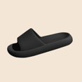 thumbnail image 7 of Mens EVA Slides Lightweight Waterproof - Comfortable Gym Shower Pool Beach Slides for Men, Black,Size 40, 7 of 7