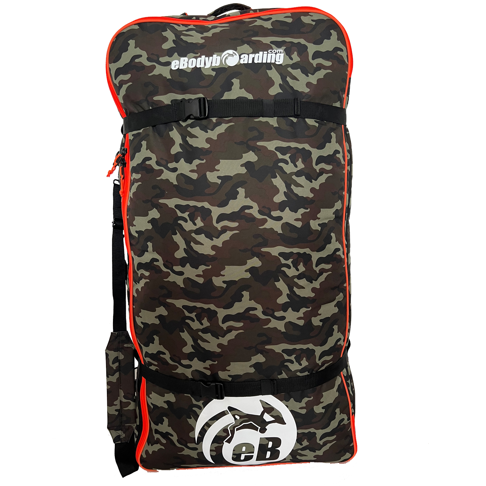 eBodyboarding Rolling Coffin Travel Bodyboard BagGreen Camo