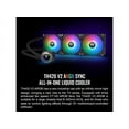 thumbnail image 2 of Thermaltake TH420 ARGB Sync V2 CPU Liquid Cooler/AlO Liquid Cooling/Fan 140mm*3/PWM 500~2000 RPM/Mirror Waterblock/MB ARGB Sync Control, CL-W376-PL14SW-A, 2 of 5