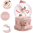 thumbnail image 4 of Septwonder Ballet Dancer Snow Globe Gift, Classic Style, Clear Color, Music Box with LED Lights, Dancing Ballerina, Perfect for Ballet Lovers, 4 of 7