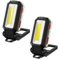 thumbnail image 1 of LED Work Light 1200mAh IP65 Waterproof Job Site Light Magnetic COB Workshop Lamp USB Rechargeable Workshop Torch Inspection Light 360° Rotating Camping Lamp for Outdoor Fishing, 1 of 10