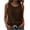 *Brown, variant on VBVC Women's Cotton Linen Crew Neck Tank Top , Loose Fit Summer Casual Blouse For Women , Ladies' Sleeveless Plain Shirt with Pockets,Beige,S-2XL