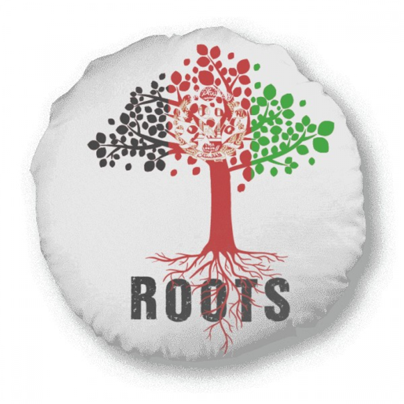 Flag Root Faly Afghanistan Round Throw Pillow Home Decoration Cushion