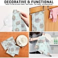 thumbnail image 5 of Coolnut Kitchen Dish & Tea Towel Funny Sheeps Reusable Cloths for Cooking and Drying Dishes for Home Kitchen Cleaning, 28x18in-6 PCS, 5 of 5